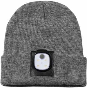Metmaxx® Mütze "Beanie&MobileLightConnect" grau/schwarz